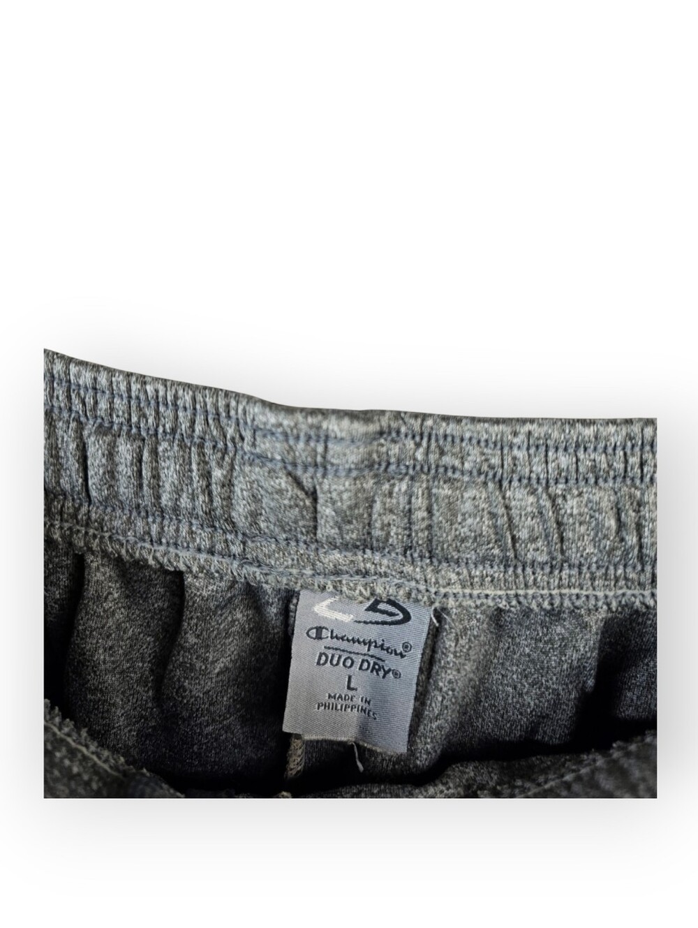 Champion Duo Dry Men's Gray Athletic Gym Training Shorts Size Large - Picture 4 of 5